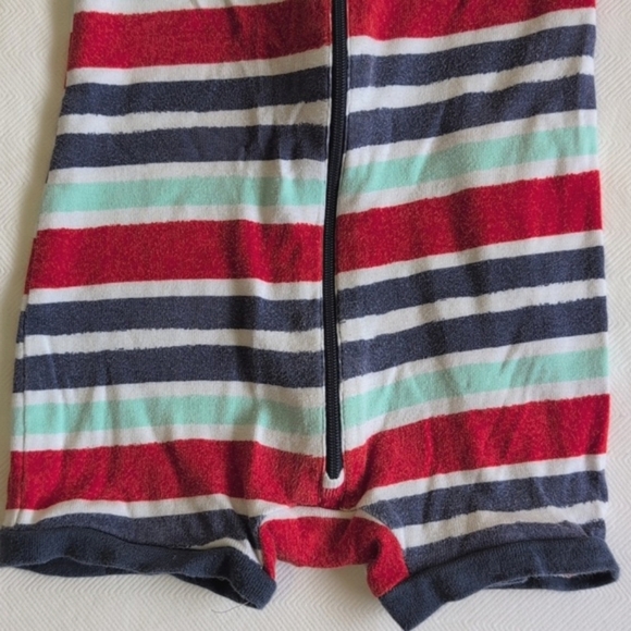 joe fresh snug fit cotton zipper romper summer pajamas 18-24 months baby boy - Picture 3 of 6